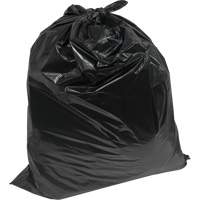 Industrial Garbage Bags, Strong, 35" W x 50" L, 0.9 mils, Black, Open Top JM677 | TENAQUIP