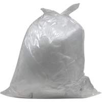 Industrial Garbage Bags, X-Strong, 35" W x 50" L, 1.2 mils, Clear, Open Top JP574 | TENAQUIP
