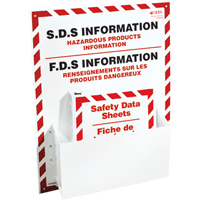 Safety Data Sheet Information Stations, English & French, Binders Included  SEJ592 | TENAQUIP