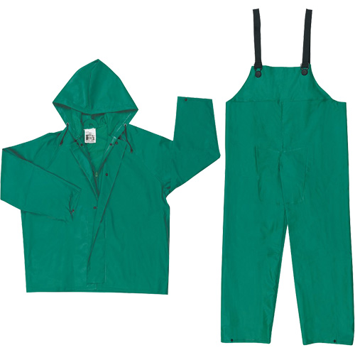 Green rain suit on sale