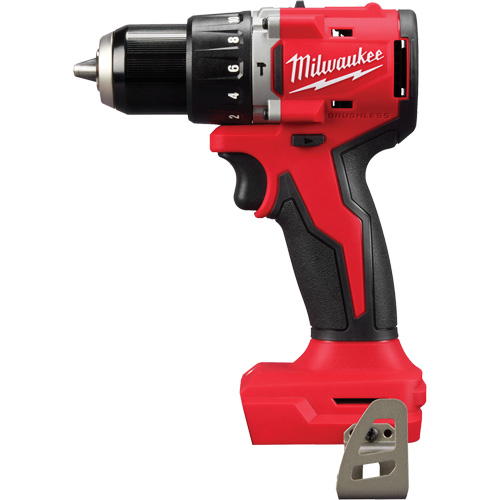 Milwaukee 3602 20 M18 Compact Brushless Hammer Drill Driver Tool Only Lithium Ion 18 V 1 2 Chuck 550 in lbs Torque