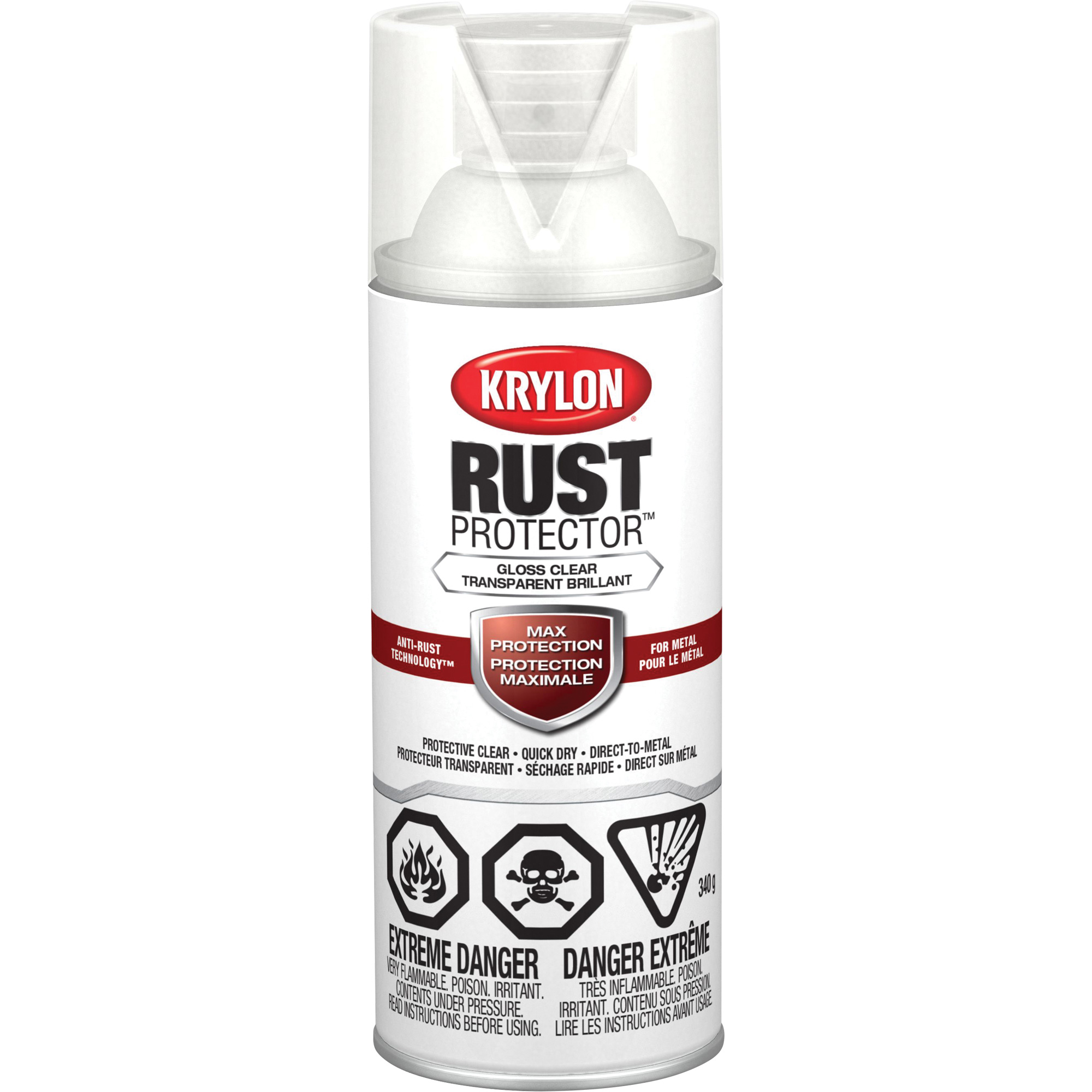 Clear anti rust on sale spray