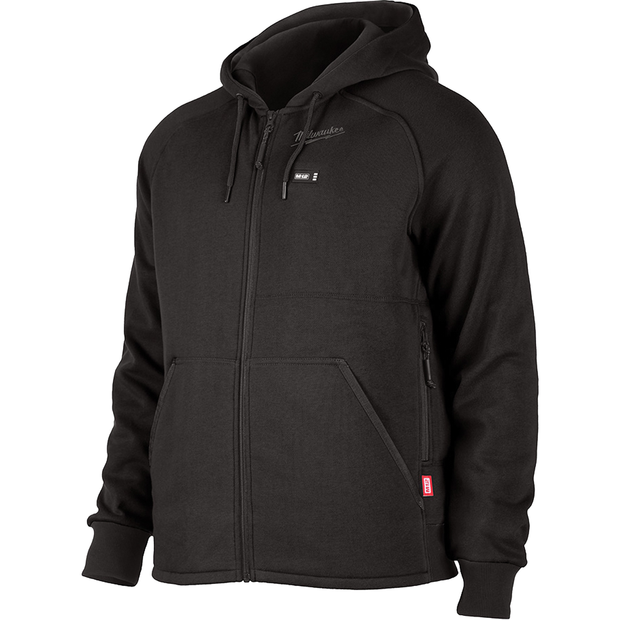 MILWAUKEE M12 Heated Hoodie Kit, Men's, Small, Black SGY326 (306B-21S ...